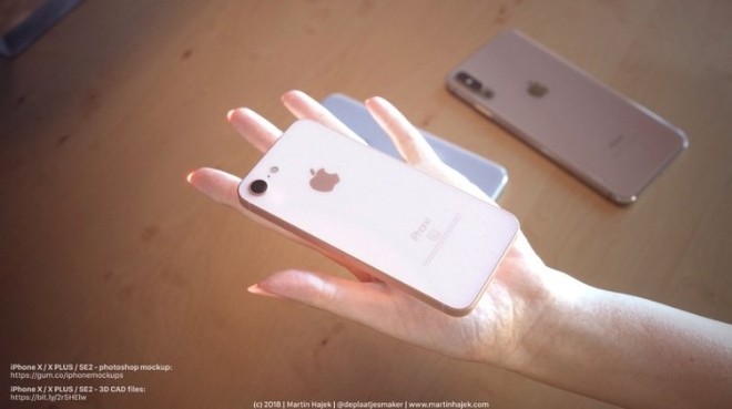 Khó cưỡng trước iPhone X mới và iPhone SE 2 trong thiết kế siêu đẹp